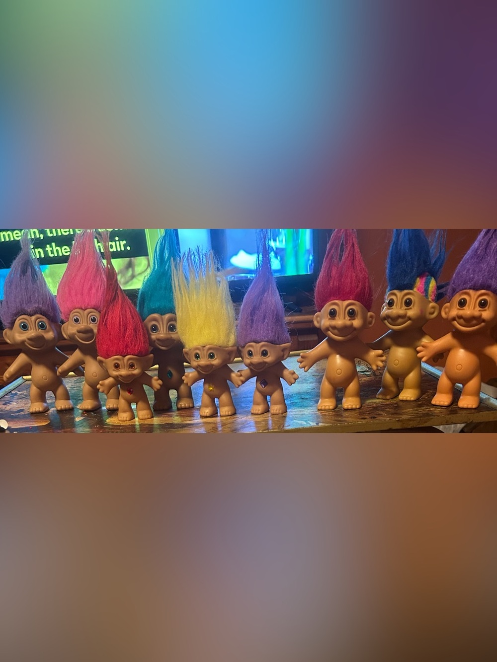 9- Vintage Troll Dolls and Accessories